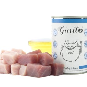 Gussto - świeży indyk plus tuńczyk - 400g